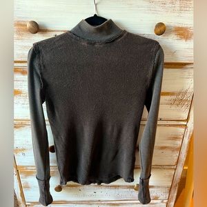 We the Free Henley turtleneck with detailed cuff